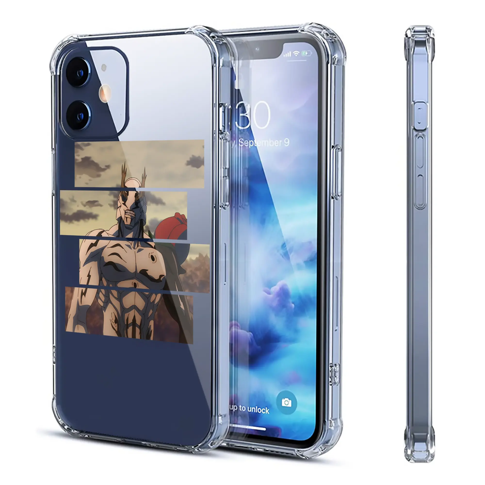 呪術廻戦 グッズ,花御 - IPhone 12シリーズ対応 ・ 透明スマホケース ・ クリアソフトケース ・ TPU素材 ・ 耐衝撃 ・ 高密着 ・ 防汚 防指紋 ・ 簡単着脱